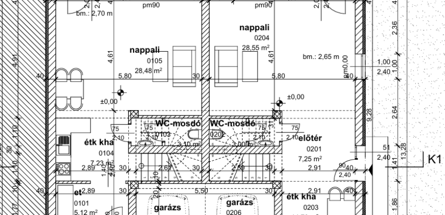 Eladó ikerház mindkét fele Pestújhely legjobb részén – modern otthon, kiváló felszereltséggel!