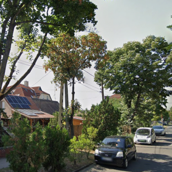 ZUGLÓ KERTVÁROSI CSENDES UTCÁJÁBAN 1100 M2-ES TELEK ELADÓ BONTANDÓ HÁZZAL.